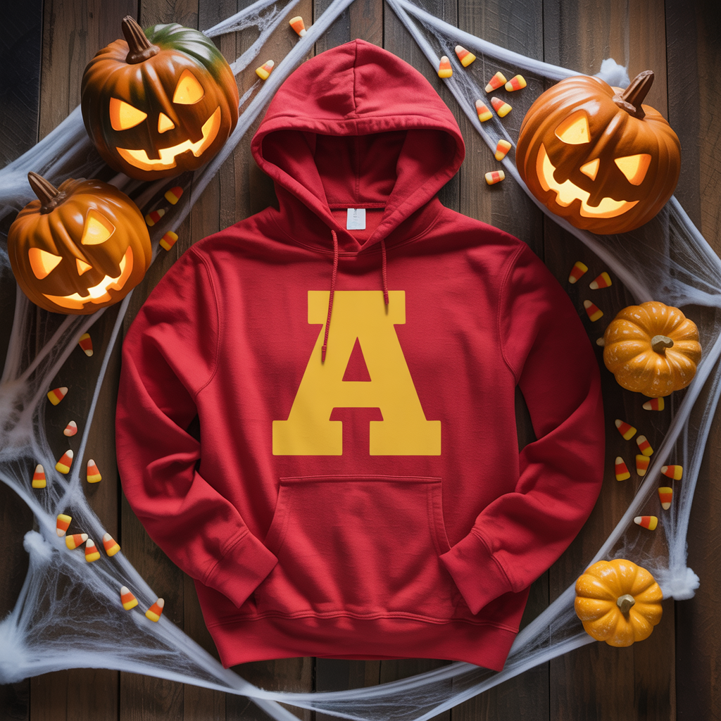 Halloween Costume Letter A / S / T Hoodie