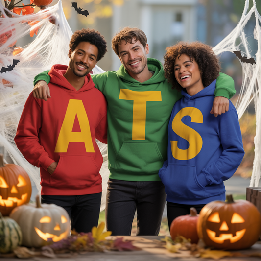 Halloween Costume Letter A / S / T Hoodie
